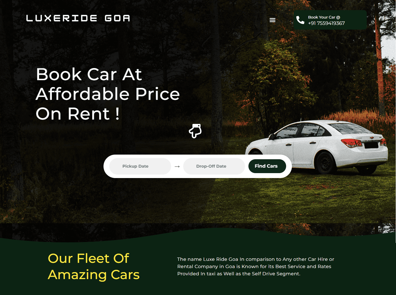 Car Rental Website Development Services
